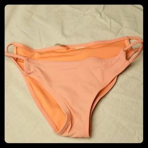 FOREVER 21‎ Bikini Orange/Pink Bottoms S